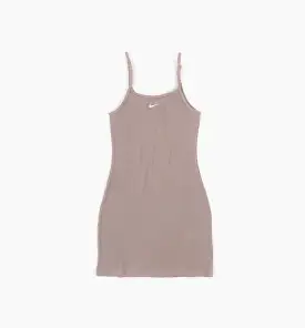 NSW Essential Ribbed Womens Dress - Taupe