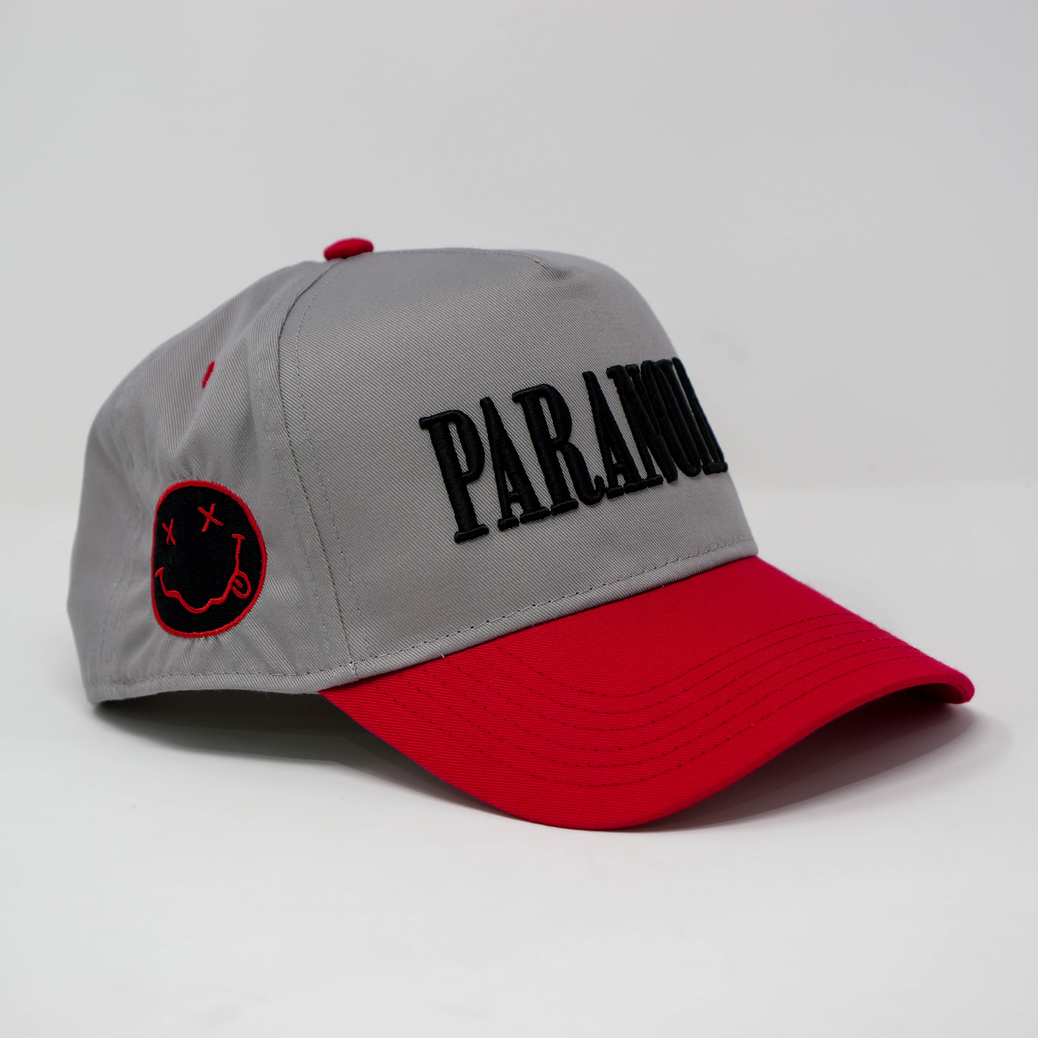 PARANOIA HAT RED/GREY