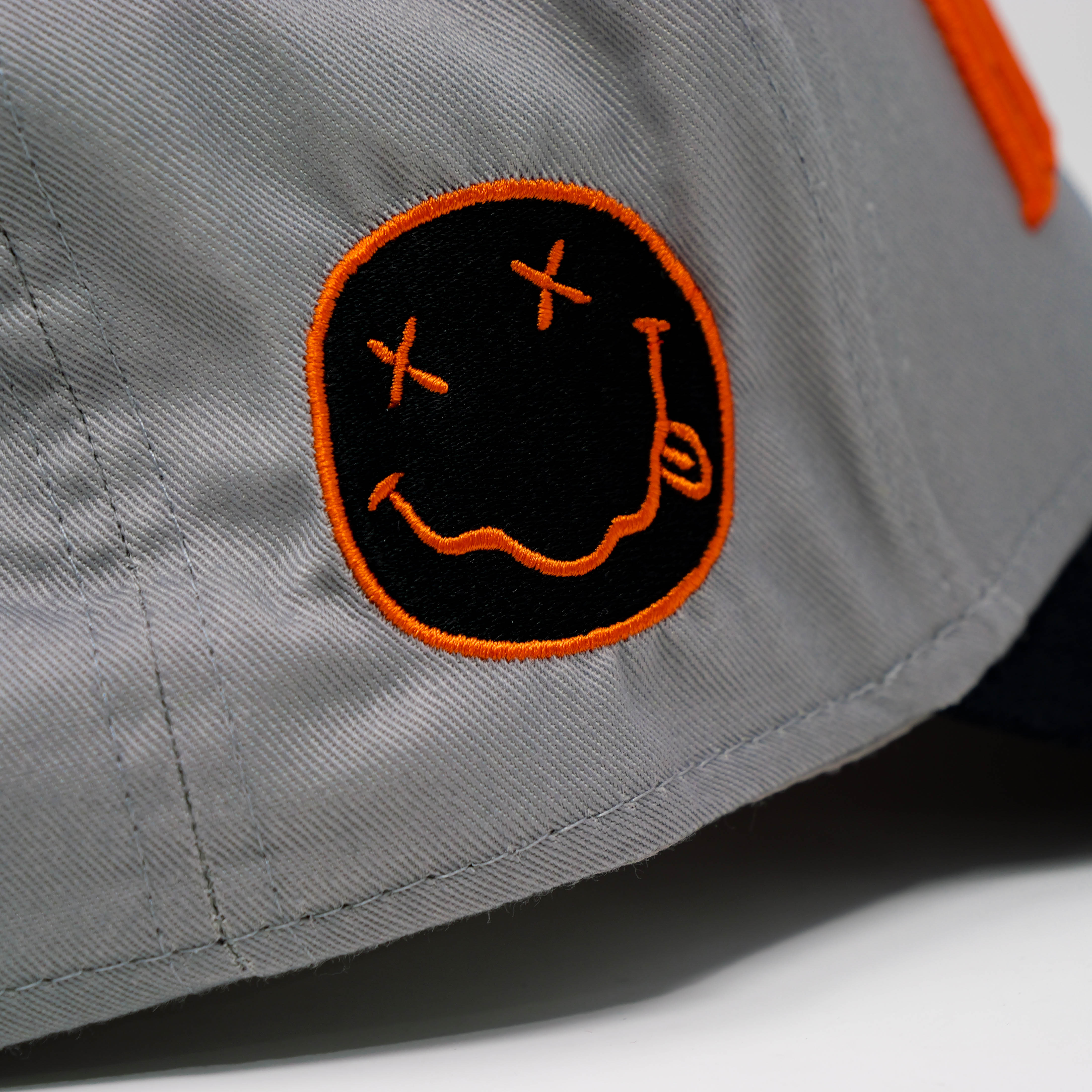 PARANOIA SNAPBACK HAT GREY/ORANGE