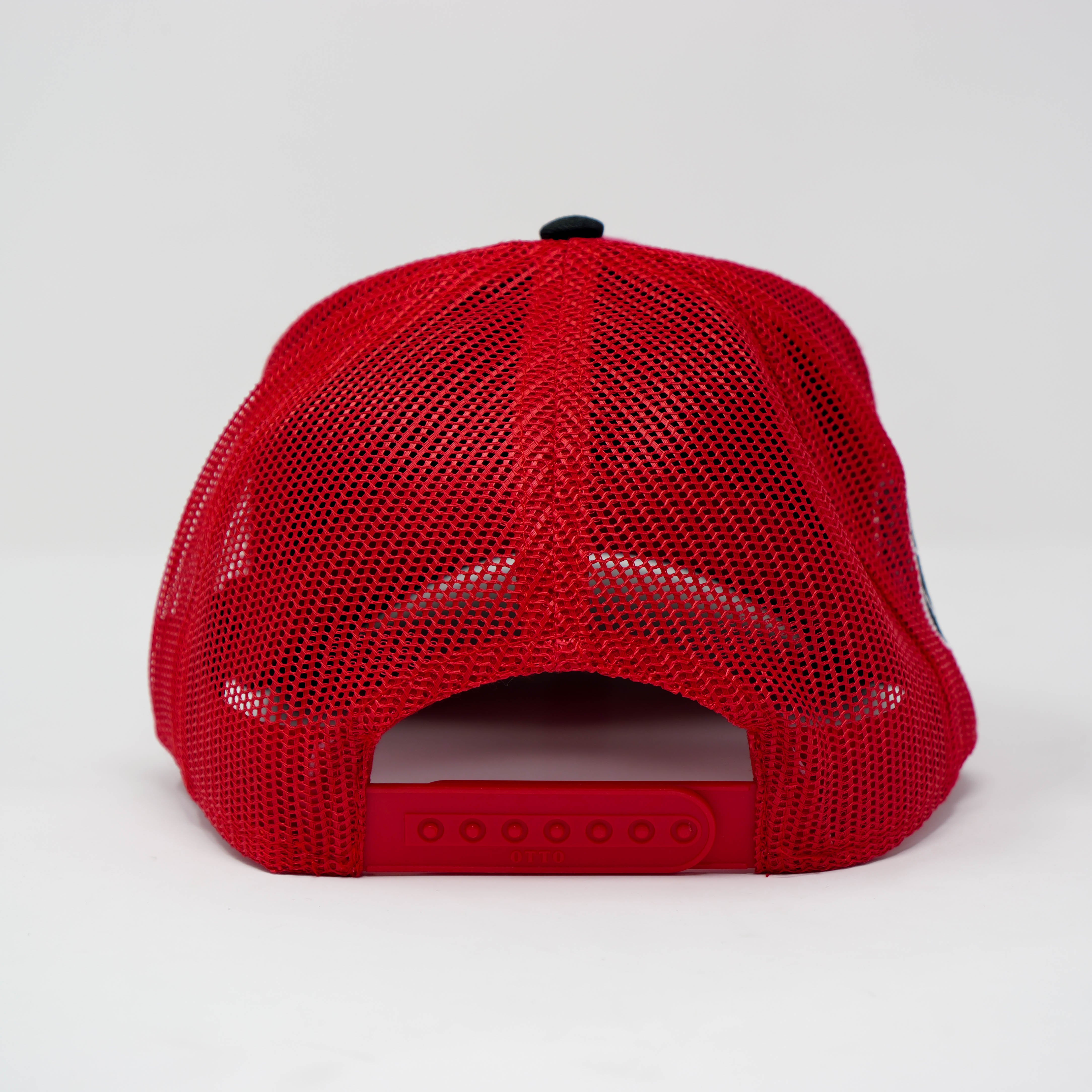 PARANOIA TRUCKER HAT RED/BLACK