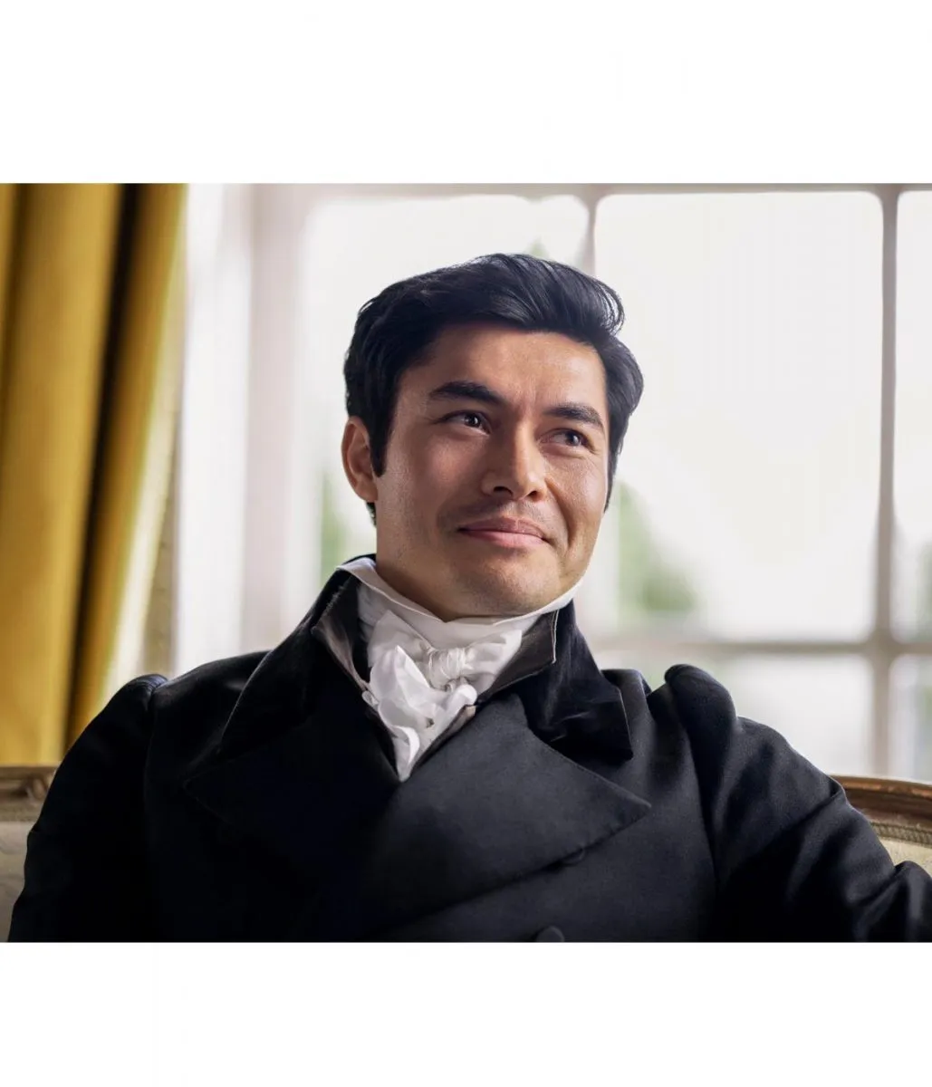 Persuasion Henry Golding Black Coat