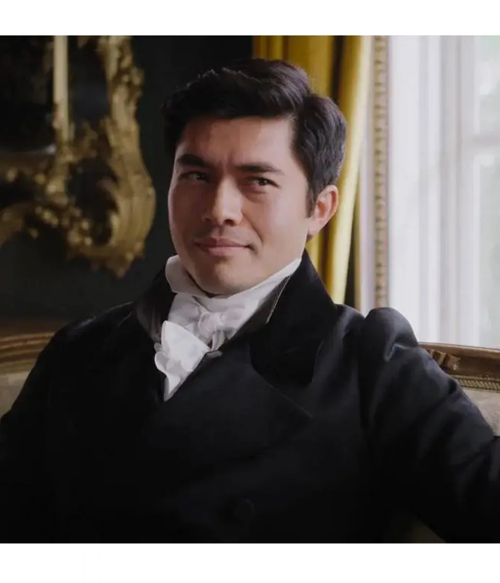 Persuasion Henry Golding Black Coat