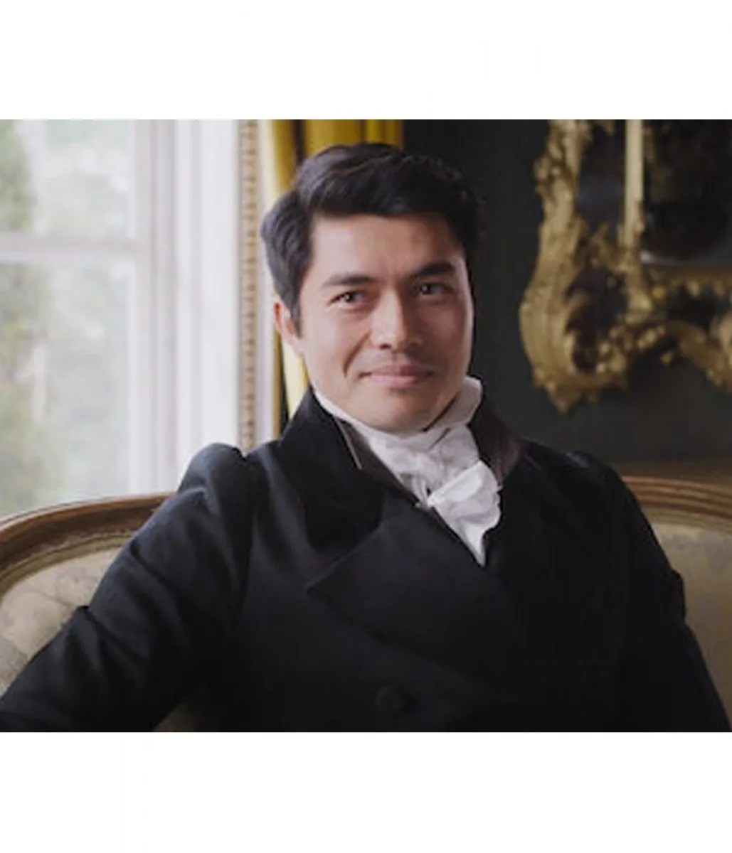 Persuasion Henry Golding Black Coat