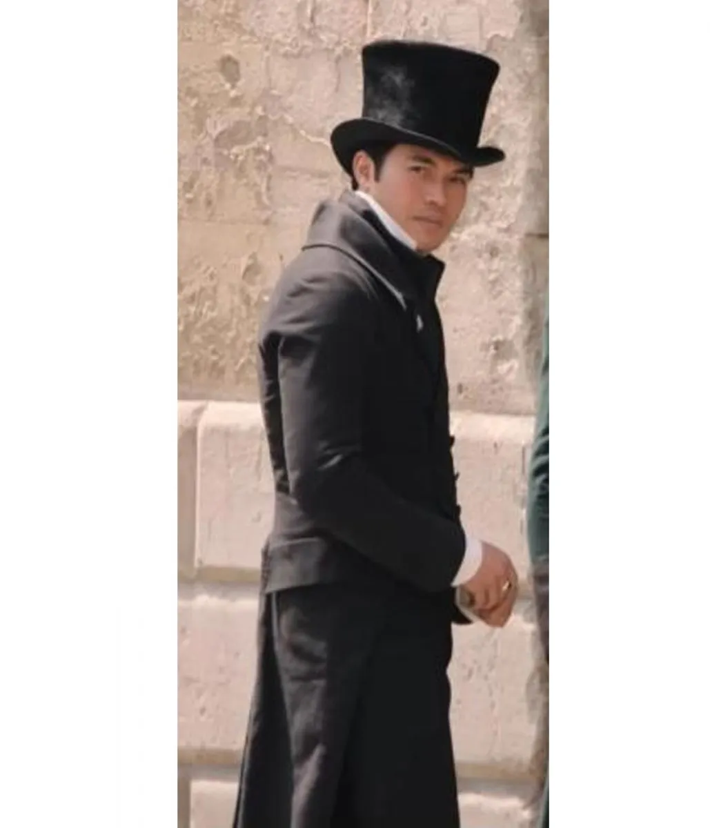 Persuasion Henry Golding Black Coat