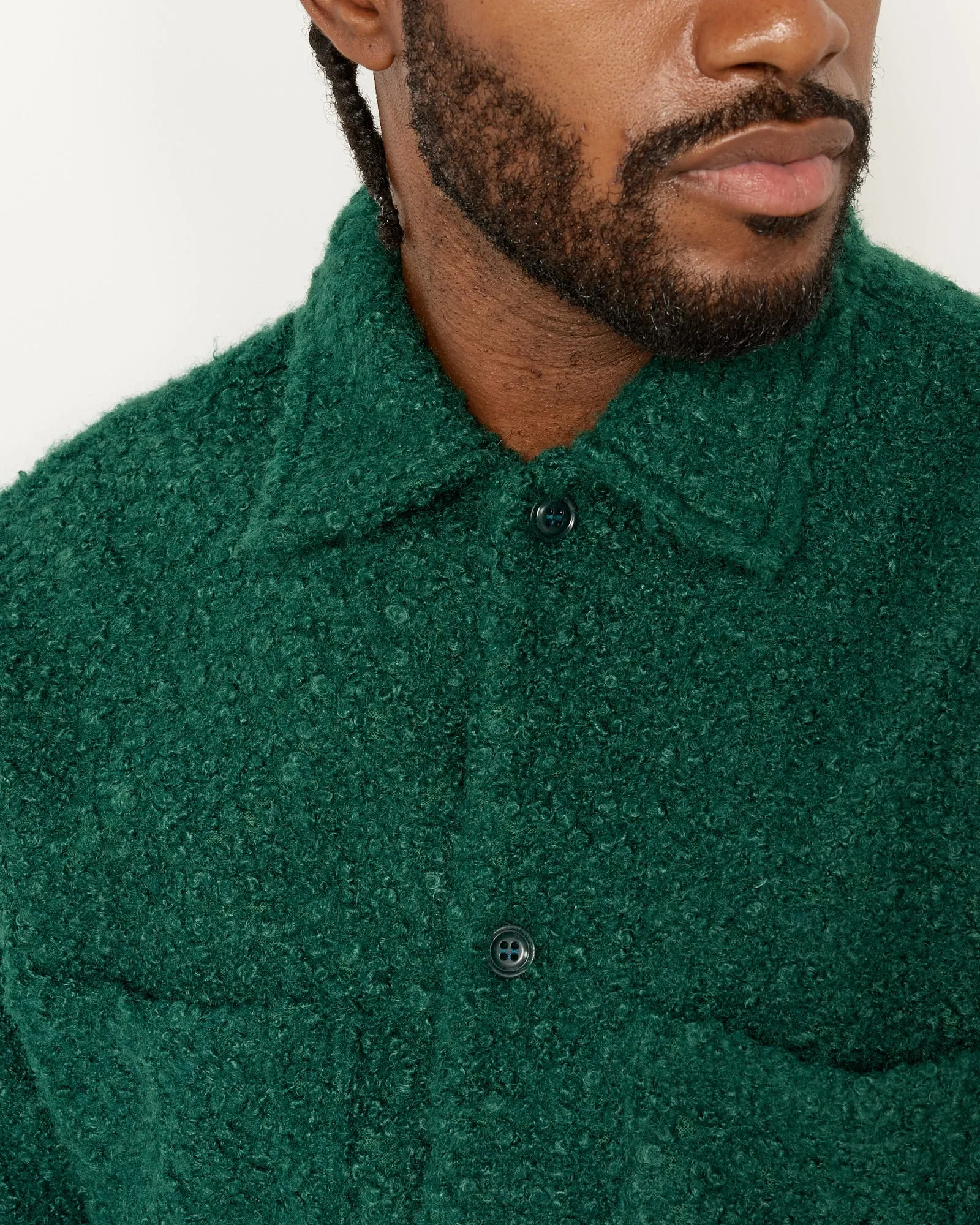 Porto Shirt Long Sleeve in Sherpa Forest