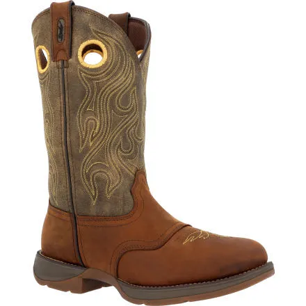 Rebel™ by Durango® Brown Saddle Western Boot