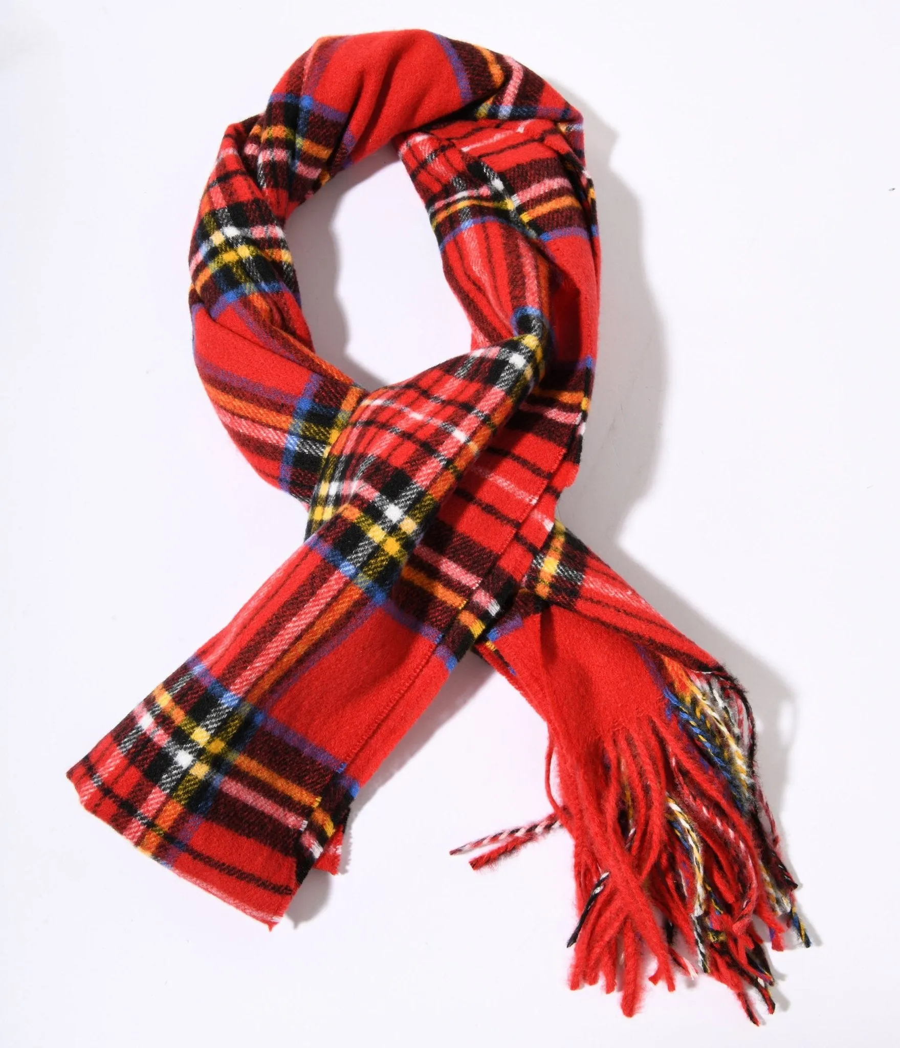 Red Tartan Plaid Scarf