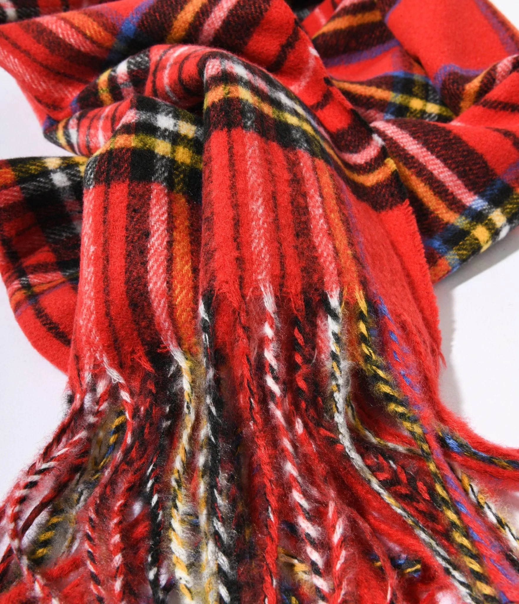 Red Tartan Plaid Scarf