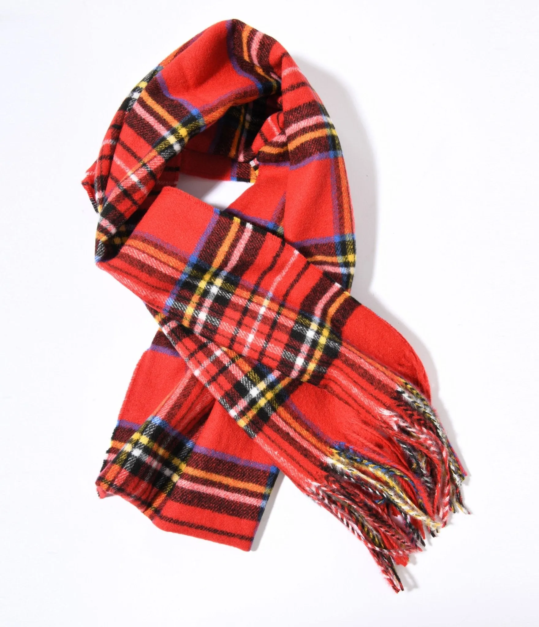 Red Tartan Plaid Scarf