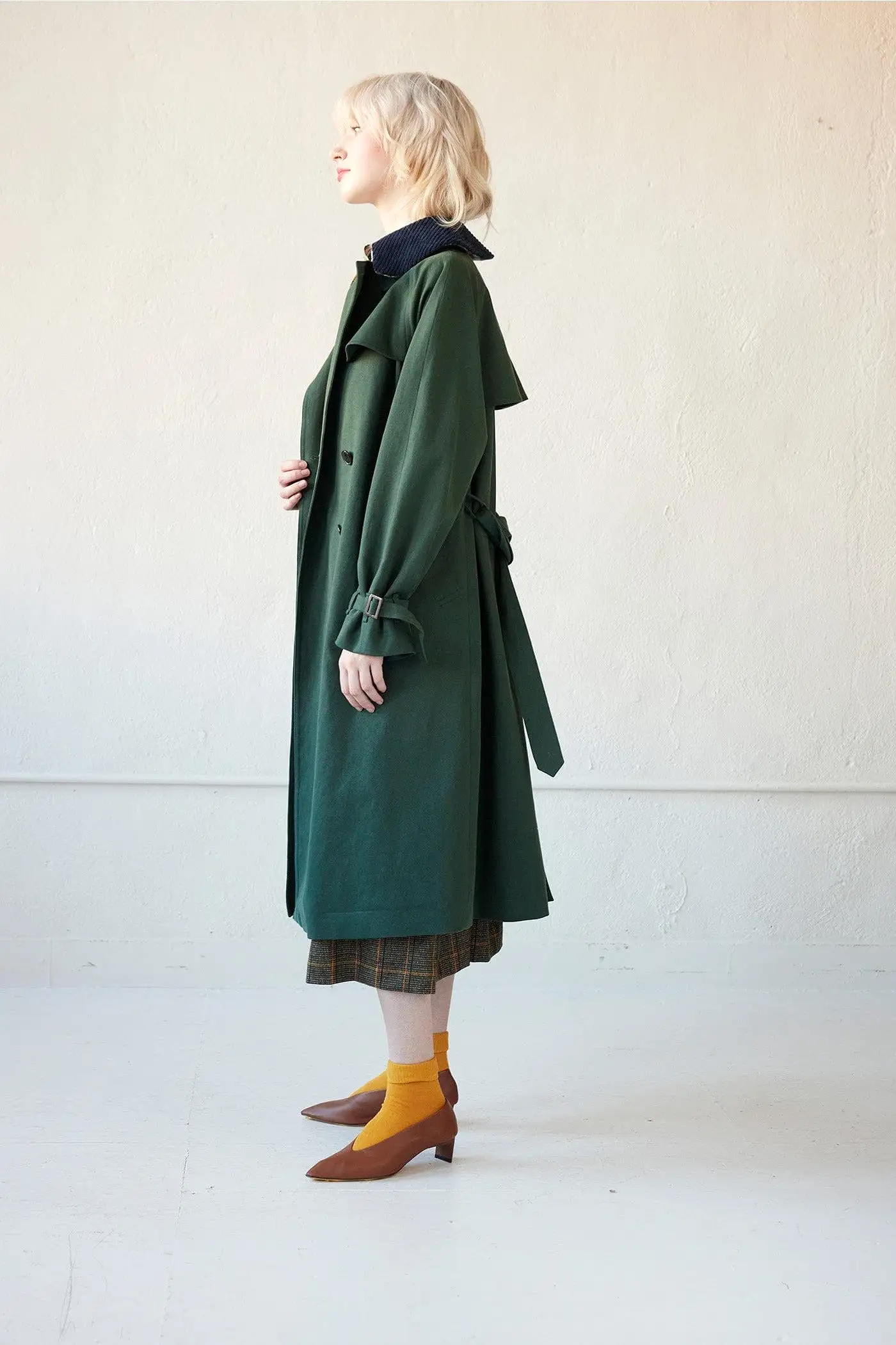 Regine Trench Coat in Cotton Twill