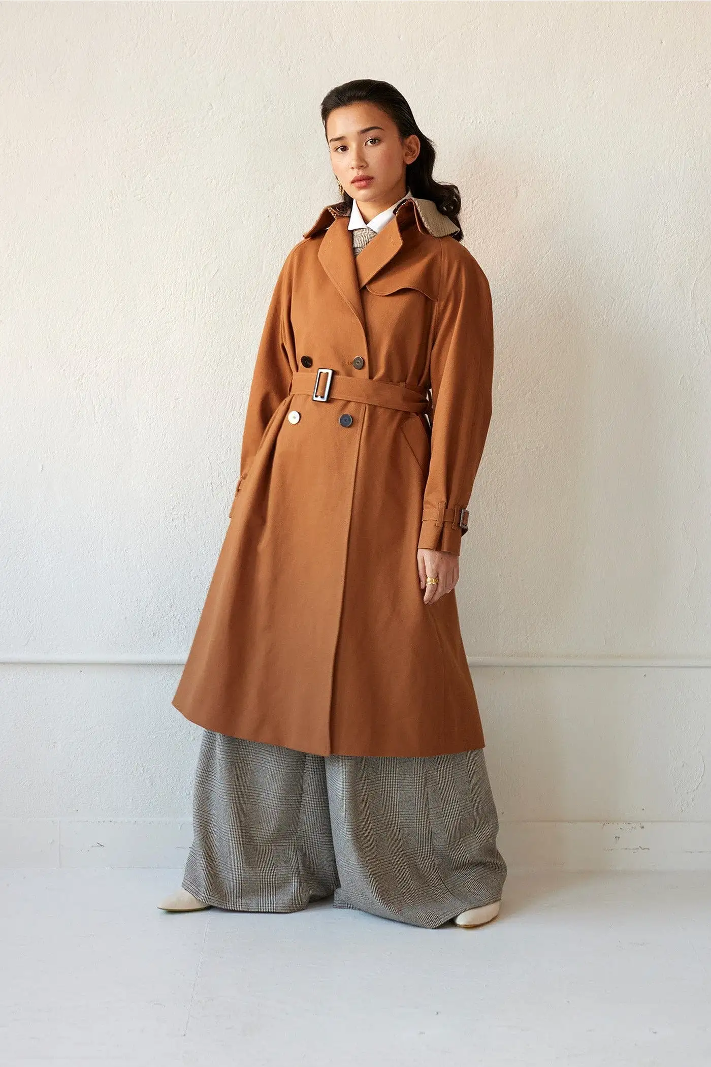 Regine Trench Coat in Cotton Twill