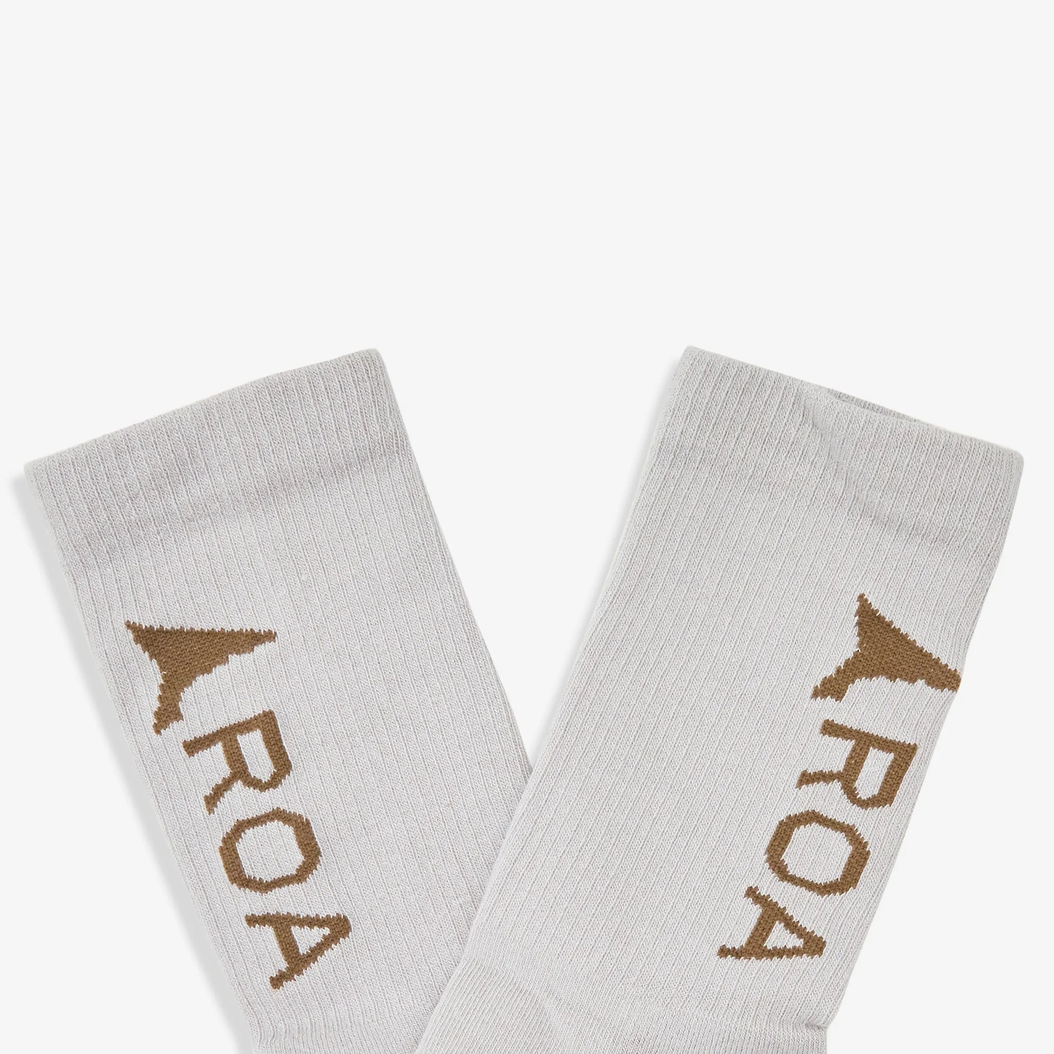 ROA Logo Socks Grey