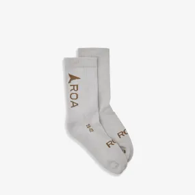 ROA Logo Socks Grey