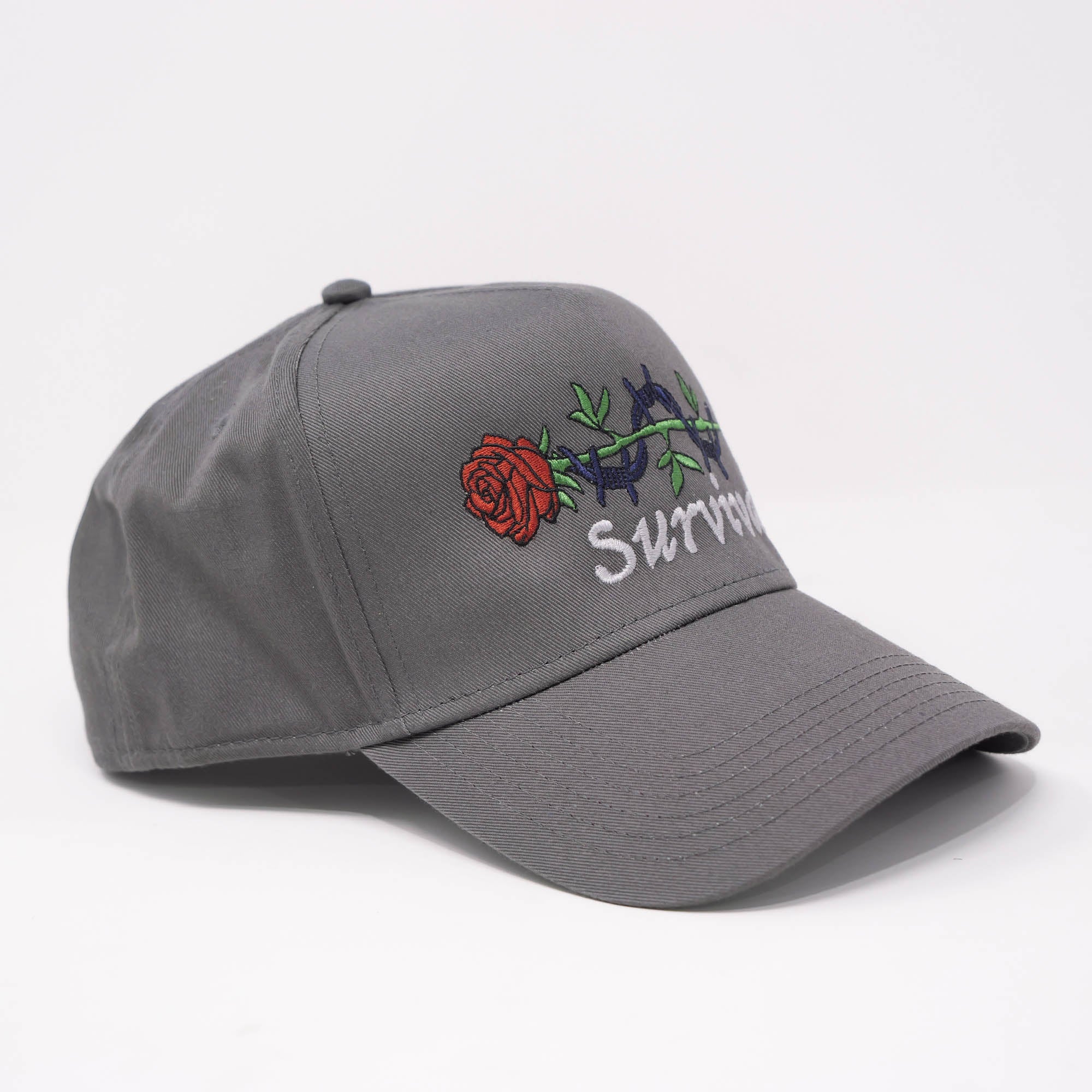 ROSES SNAPBACK HAT GREY