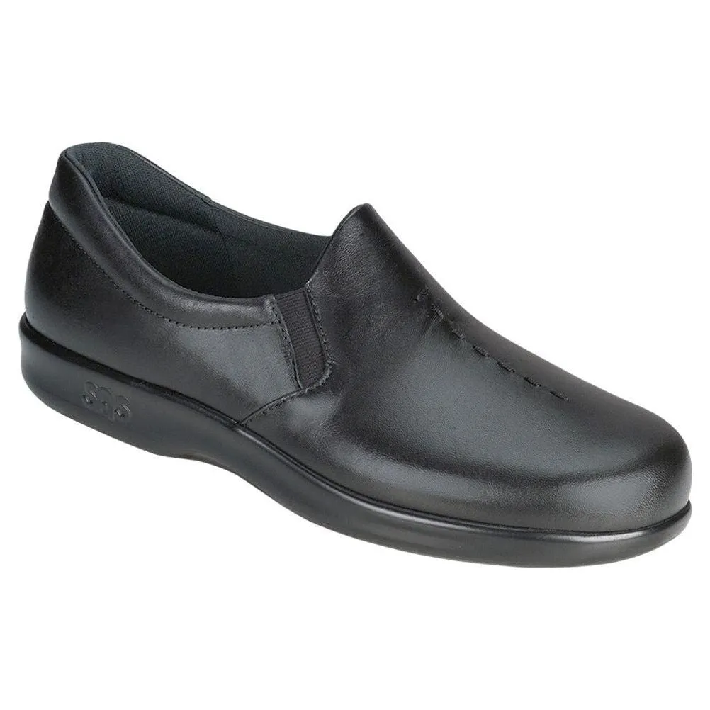 SAS Women's Viva Slip On Loafer in Black Wide