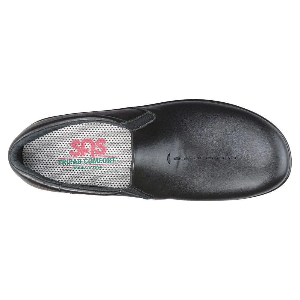 SAS Women's Viva Slip On Loafer in Black Wide