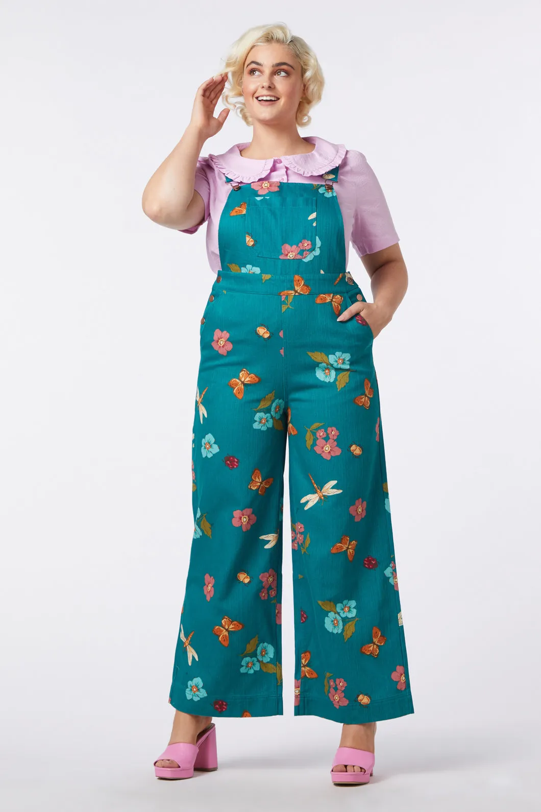 Serena Flora Overalls