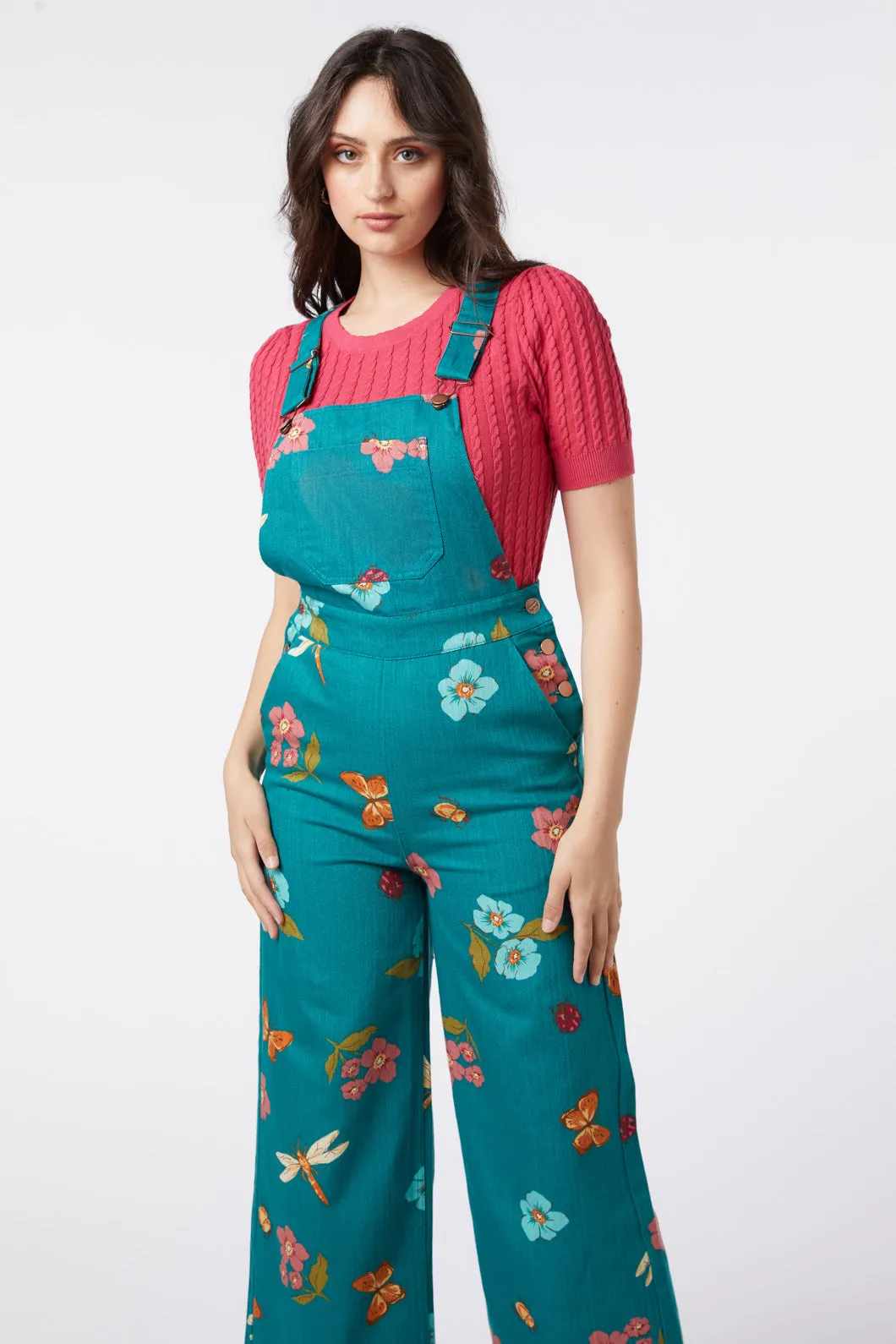 Serena Flora Overalls