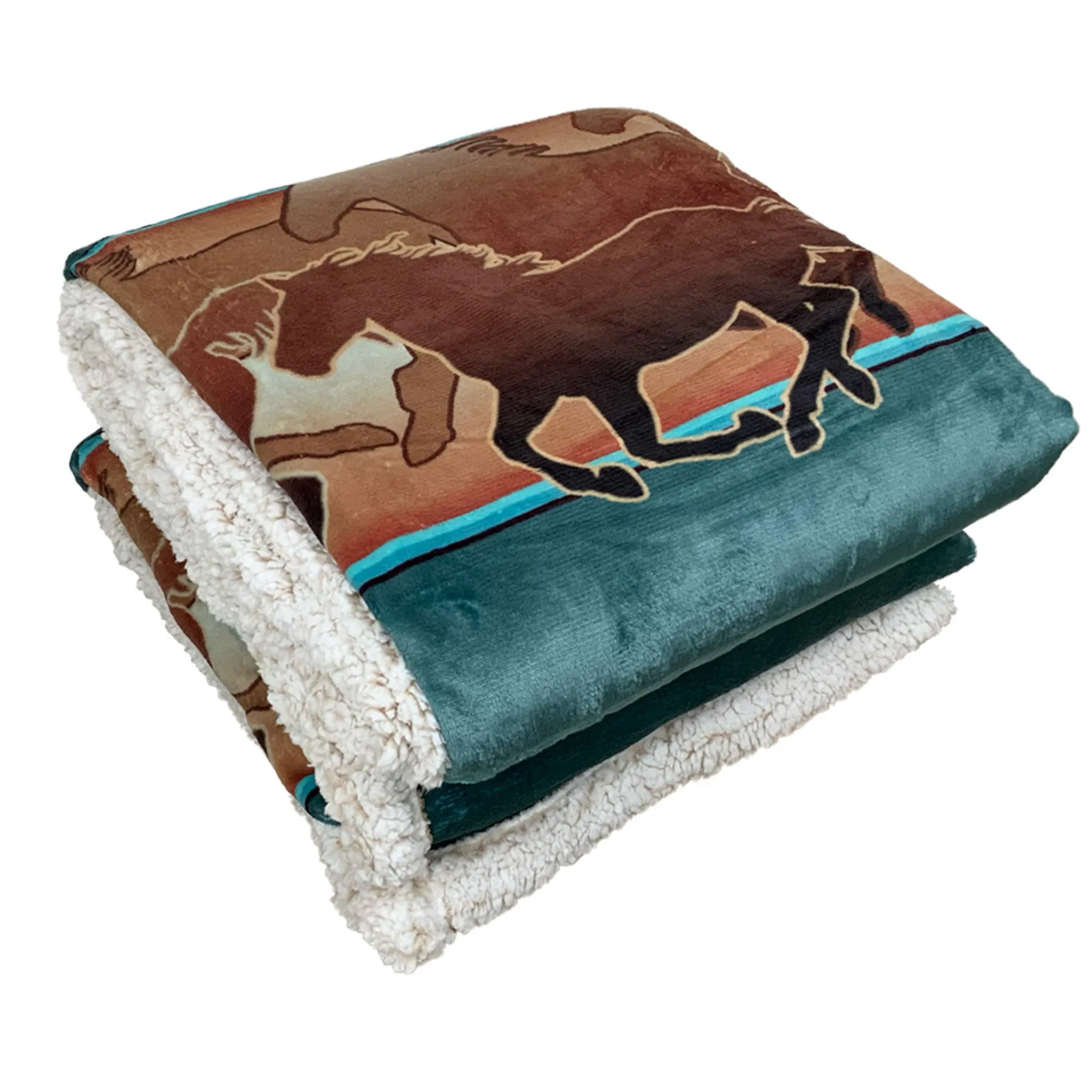 Shiloh Wild Ride Sherpa Blanket