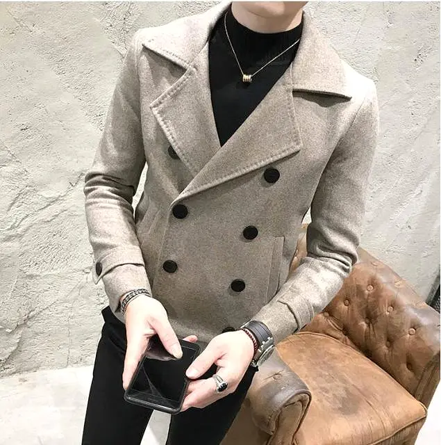 Short Double Breasted Coats