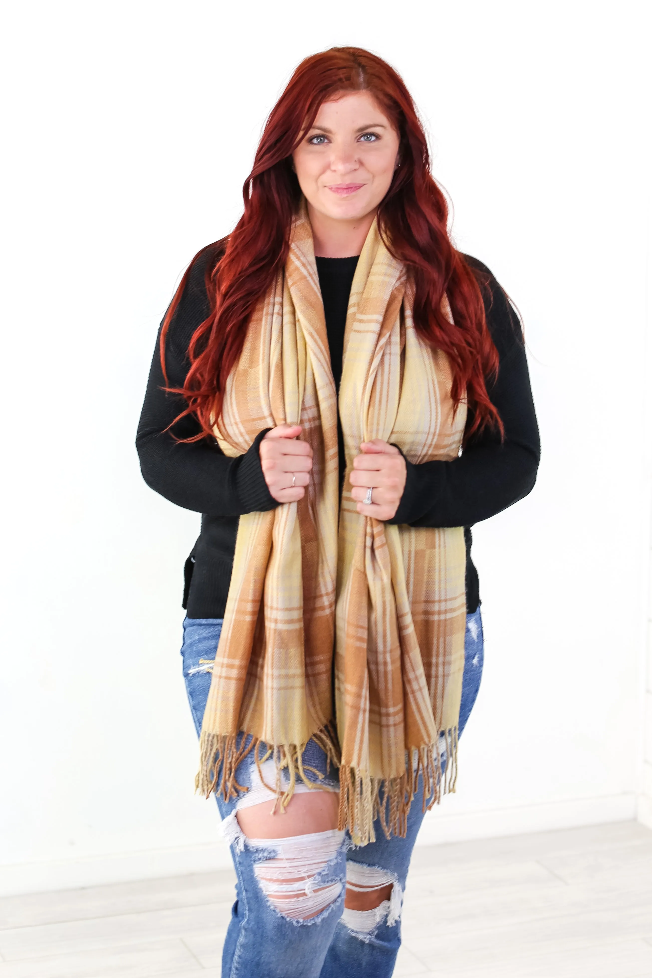 So Chill Plaid Scarf - 3 Colors