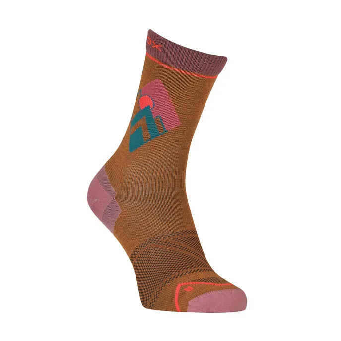 SOCKS ALPINE LIGHT COMP MID Woman Bristle Brown 