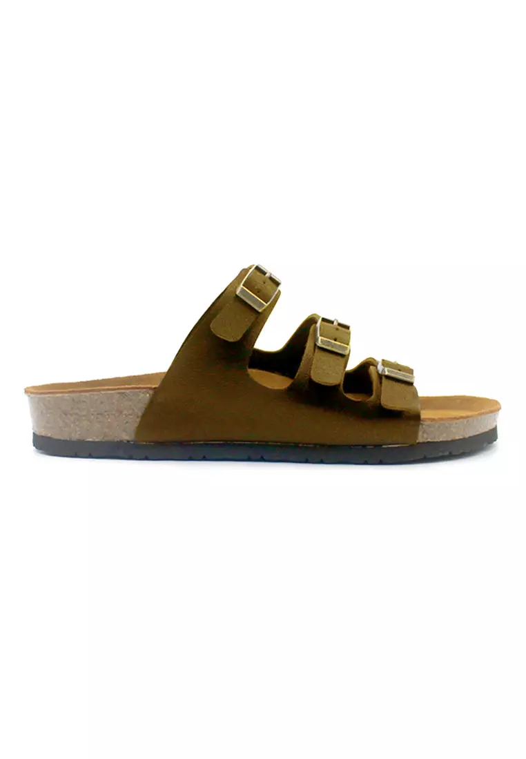 SoleSimple Ely - Camel Leather Sandals & Flip Flops