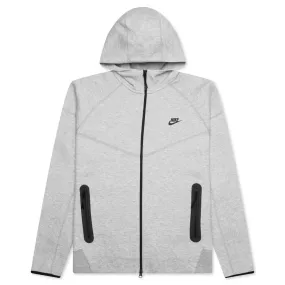 Sportswear Tech Fleece Windrunner Full Zip Hoodie - Dark Grey Heather/Black