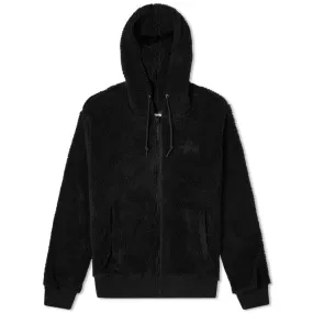 Stussy Sherpa Zip HoodyBlack