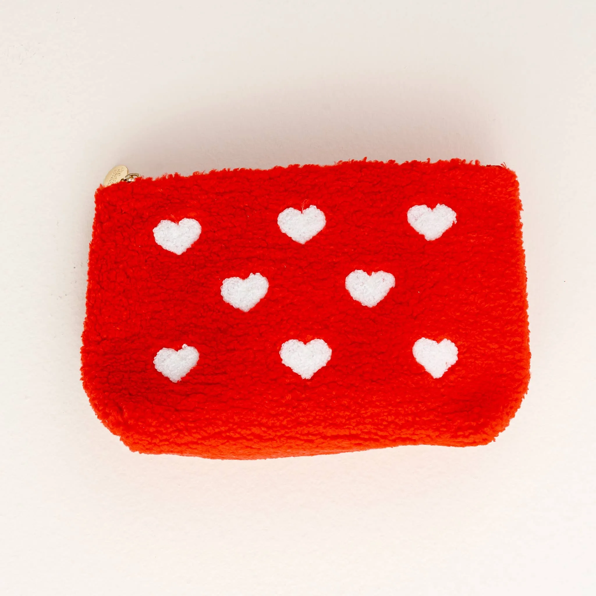 The Darling Effect - Red Teddy Pouch - Hearts