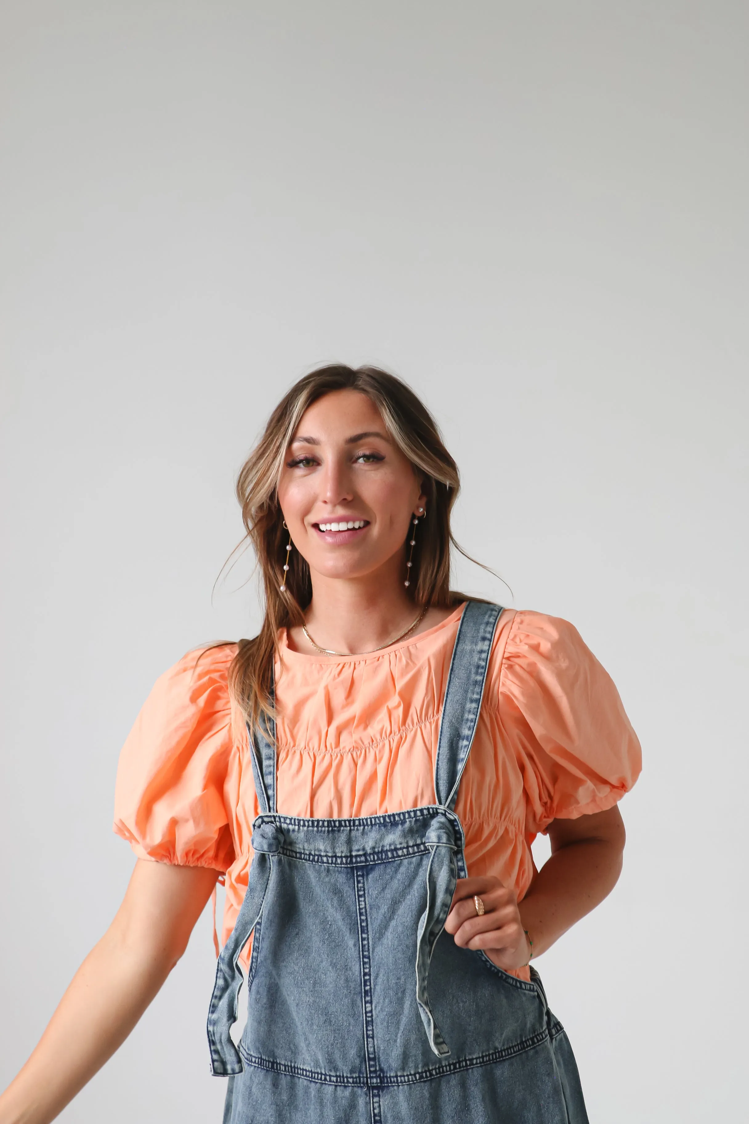 Tia Denim Overalls