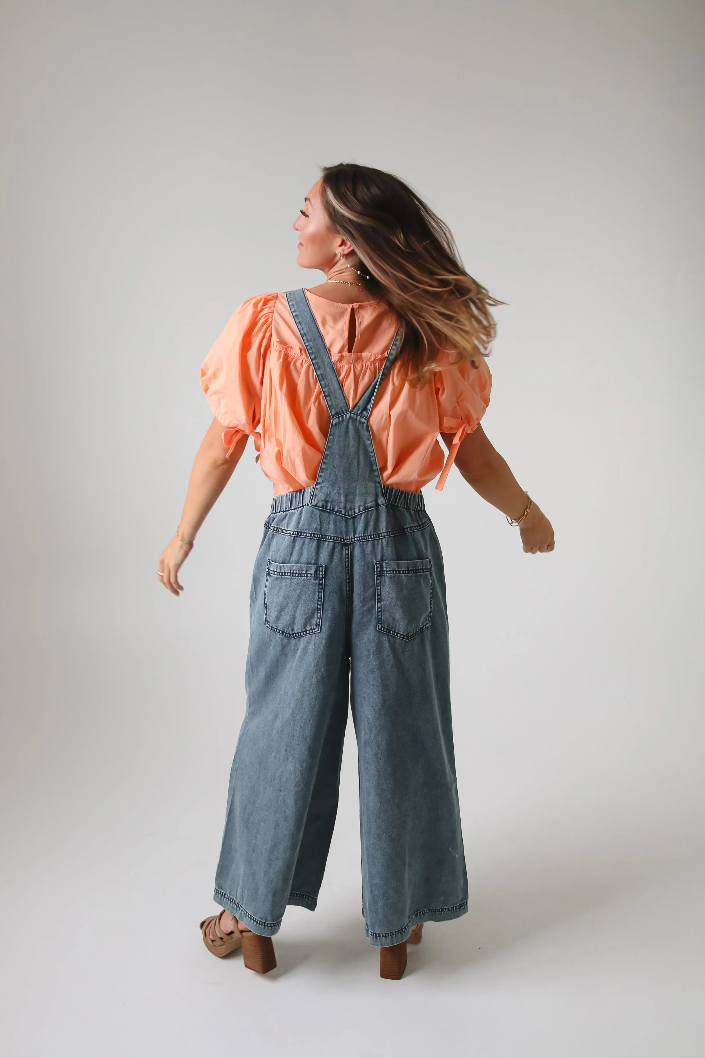 Tia Denim Overalls