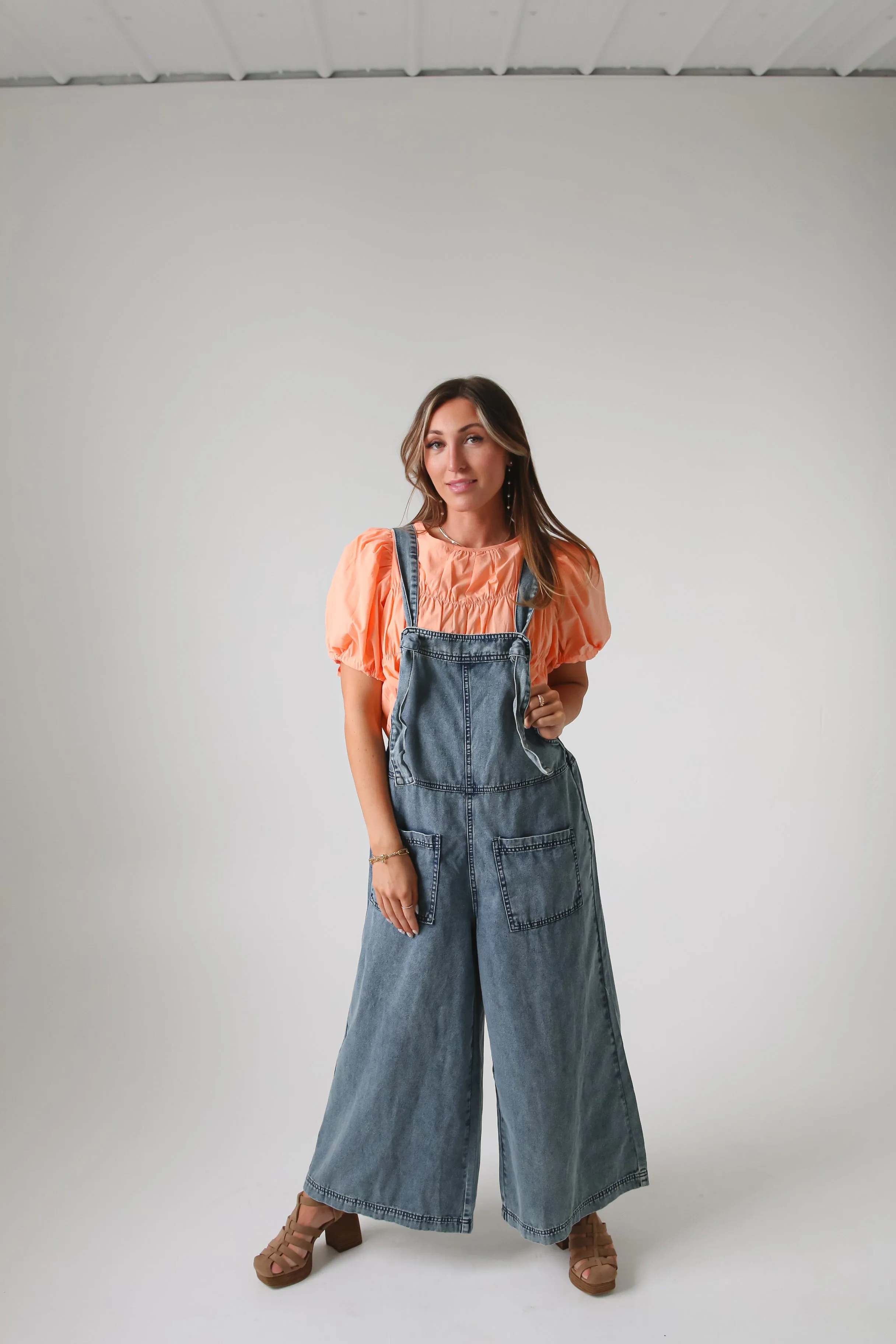 Tia Denim Overalls