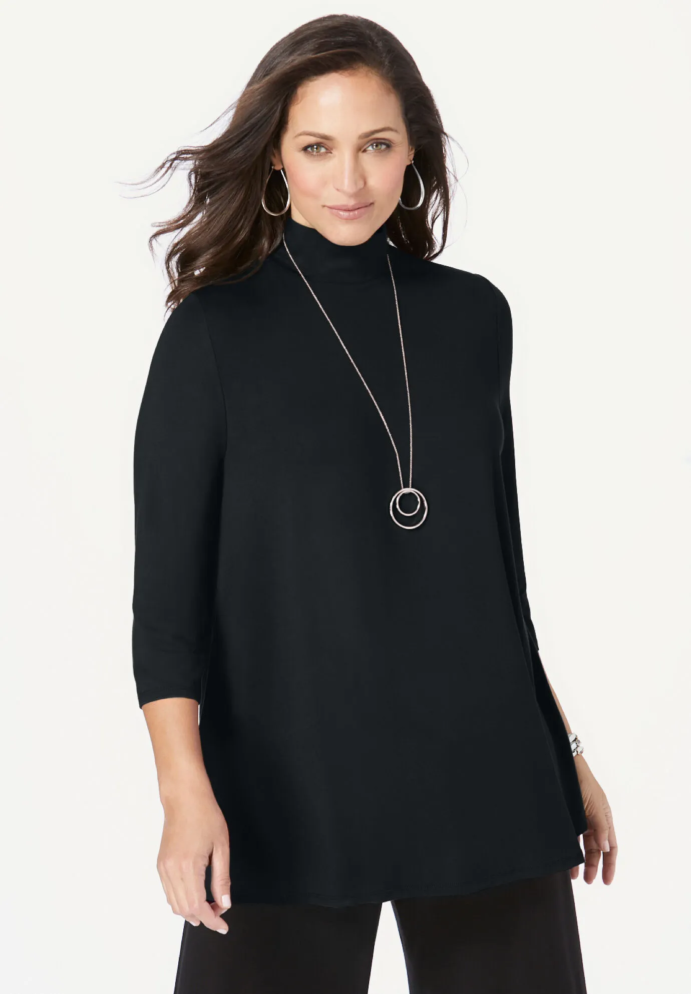 Turtleneck Swing Tunic