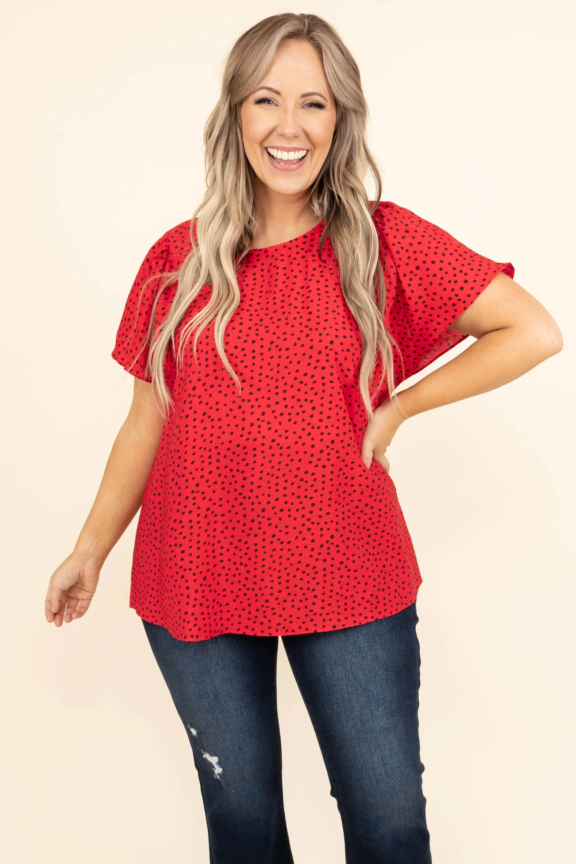 Unspoken Dream Top, Red