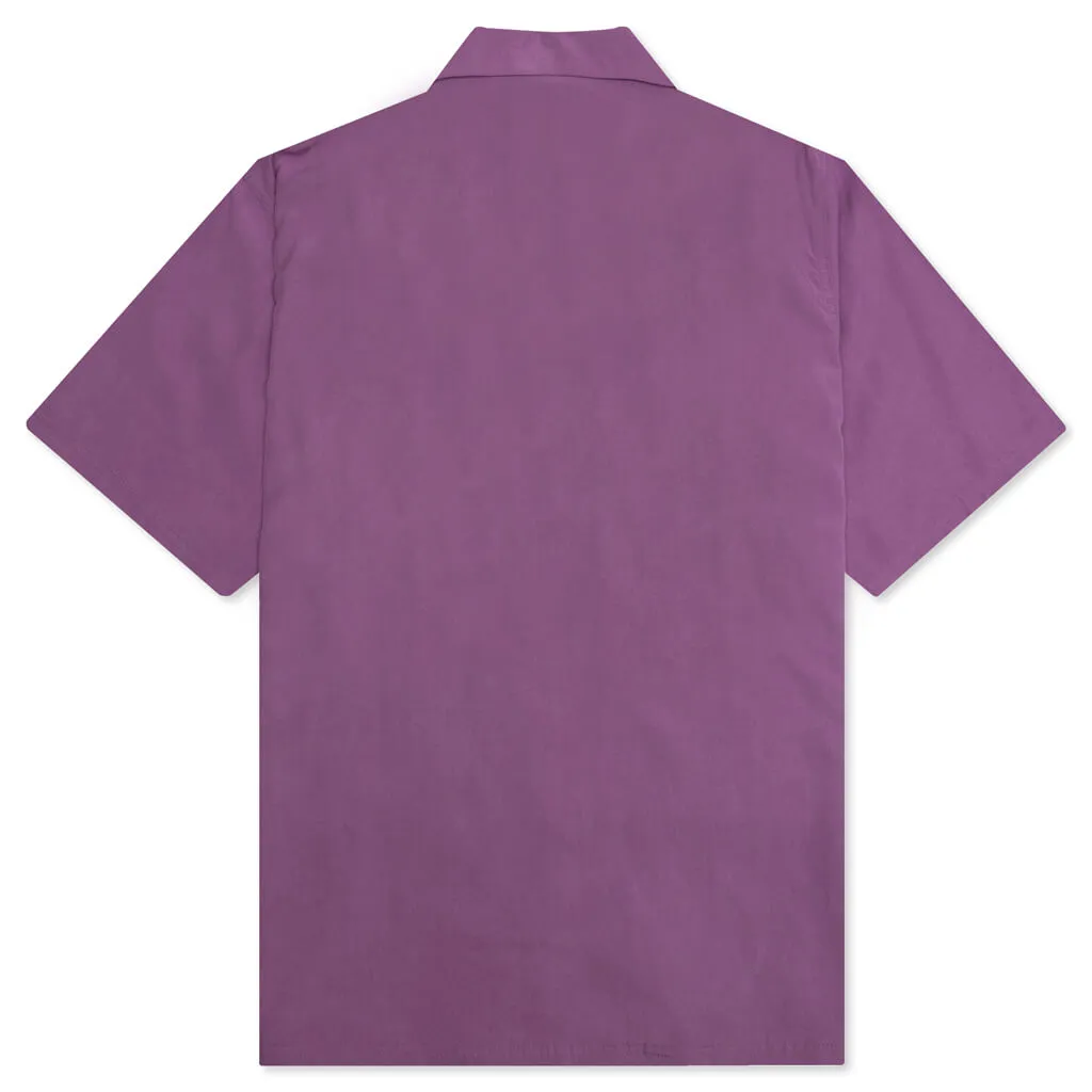 Used Button Down - Purple