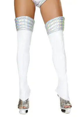 White Space Girl Leggings