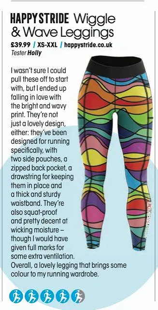 ''Wiggle & wave'' leggings