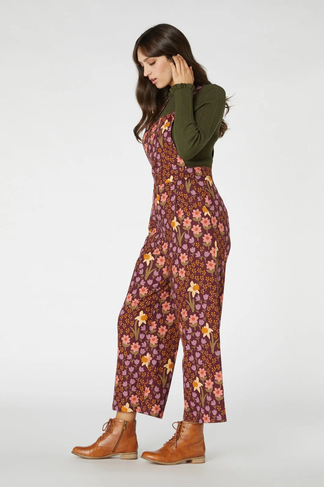 Winona Flower Overalls