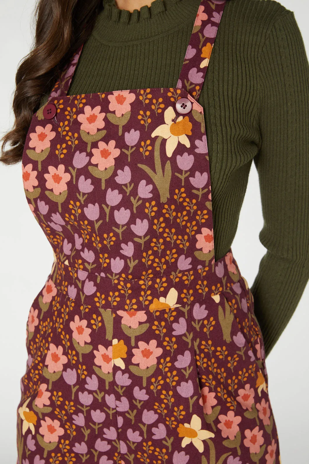 Winona Flower Overalls