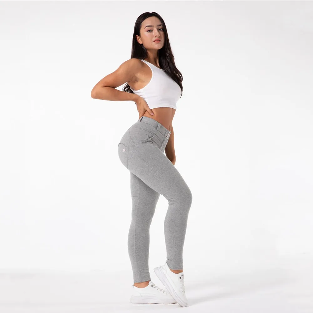 Women's Tummy Control Stretchy Workout Yoga Booty Bum Tight Leggings