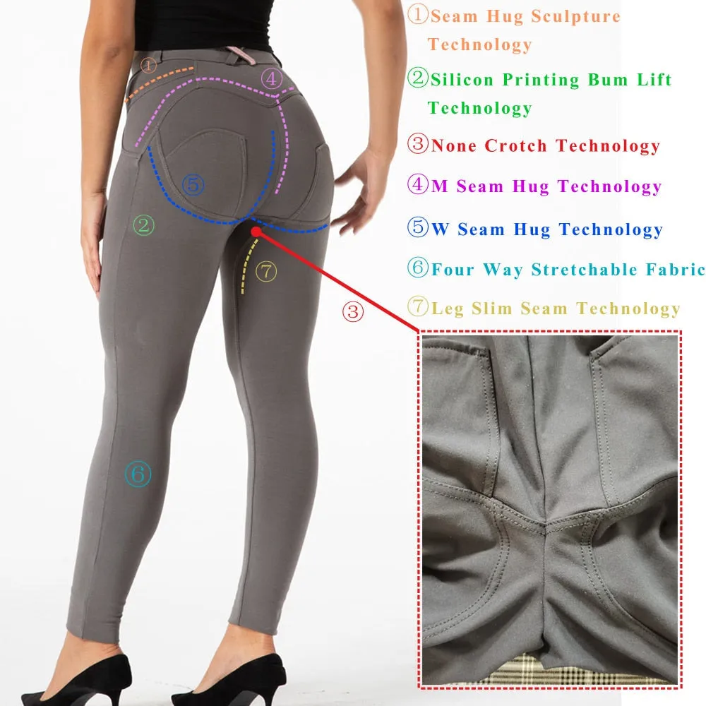 Women's Tummy Control Stretchy Workout Yoga Booty Bum Tight Leggings