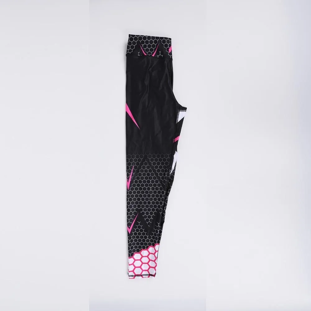 Workout Sports Elastic Force Breathable Fitness Leggings for Outdoor