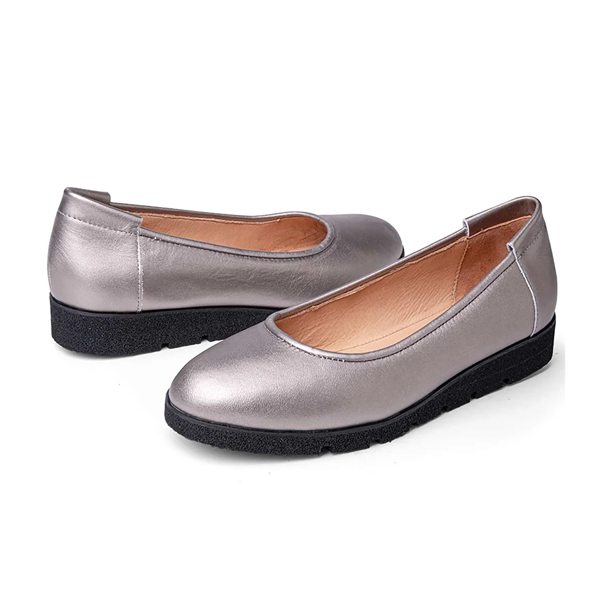 Yes Women's Lucky Pewter Leather